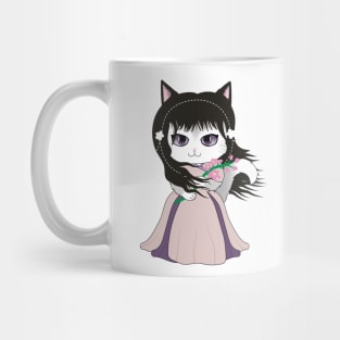 Little Orchid Cat Mug